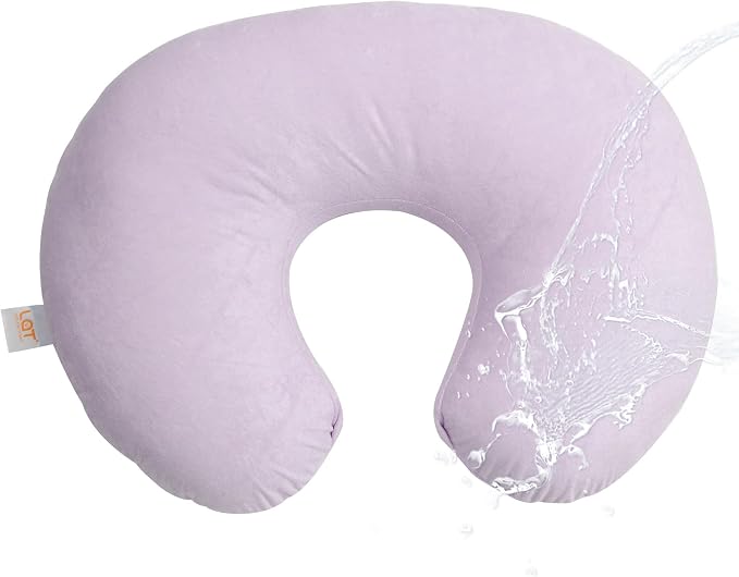 LAT Waterproof Nursing Pillow for Breastfeeding, Waterproof Removable Cover by LATLEEANDTOWN