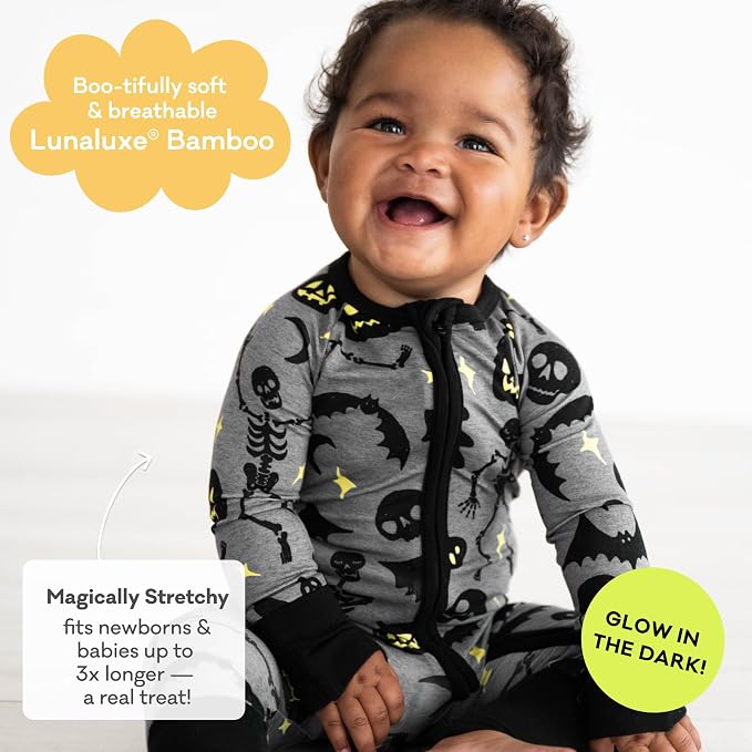 Little Sleepies Pajamas for Baby Boys & Girls, Viscose from Bamboo Baby Pajamas - Image 3