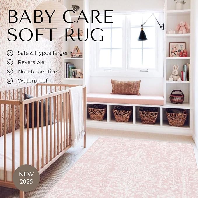 Baby Care Soft Rug 98'' x 59'' Original One-Piece Reversible Rollable - Image 2