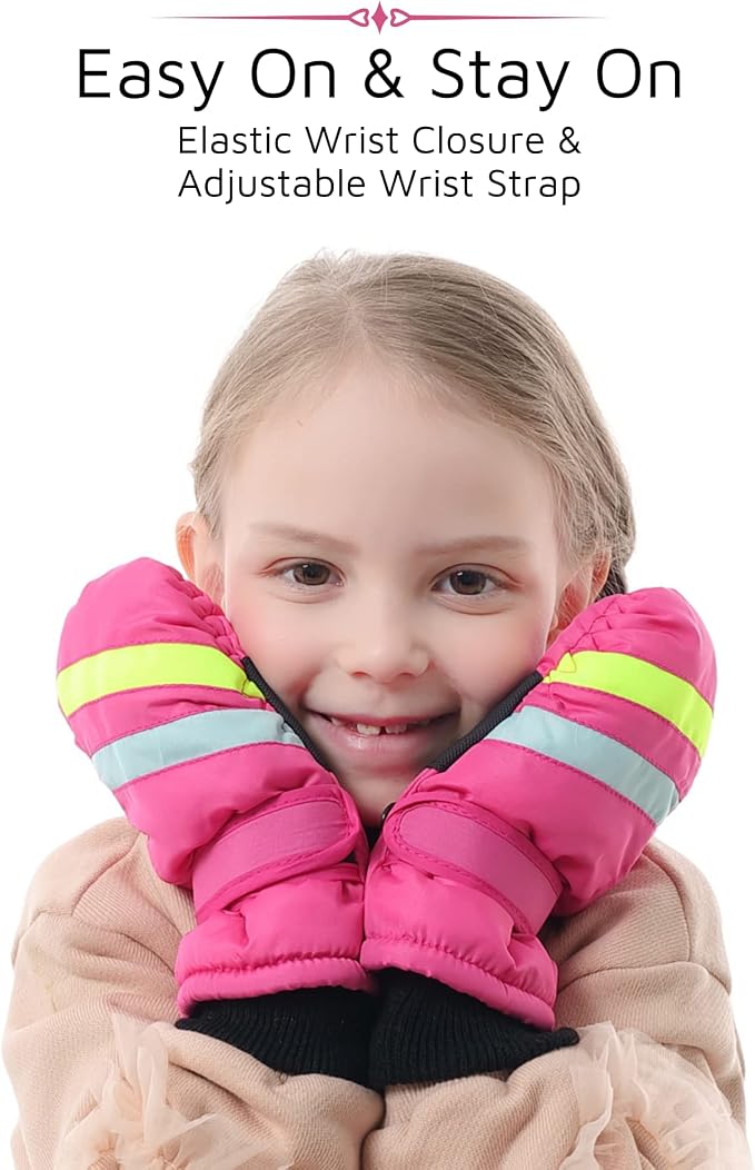 F Flammi Toddler Kids Snow Mittens - Image 5