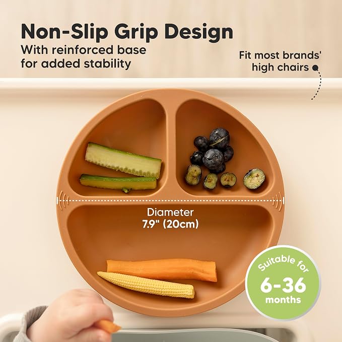 KeaBabies Suction Plates for Baby, Toddler - Image 4
