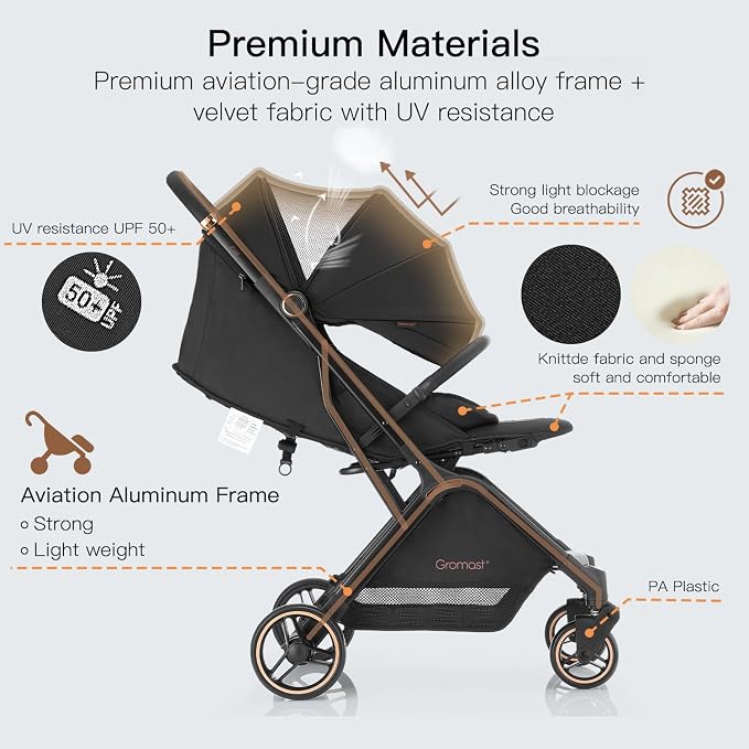 Gravity Folding Baby Stroller - Image 4