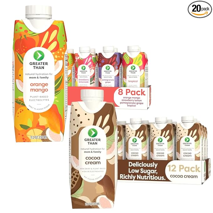 Greater Than Lactation Supplement Support, Coconut Water, Vitamins & by GreaterThan