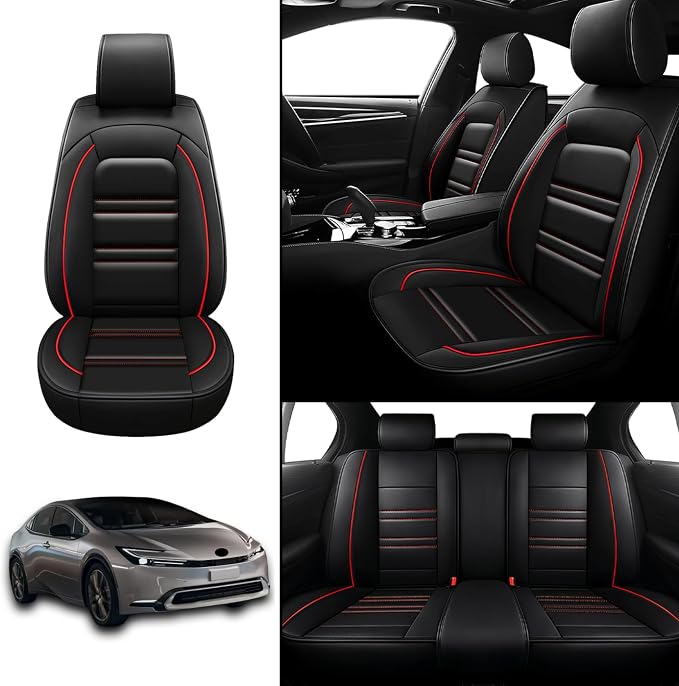 Seat Covers for Toyota Prius 2001-2025 | 5-Seats Leather Seat Covers - Image 2