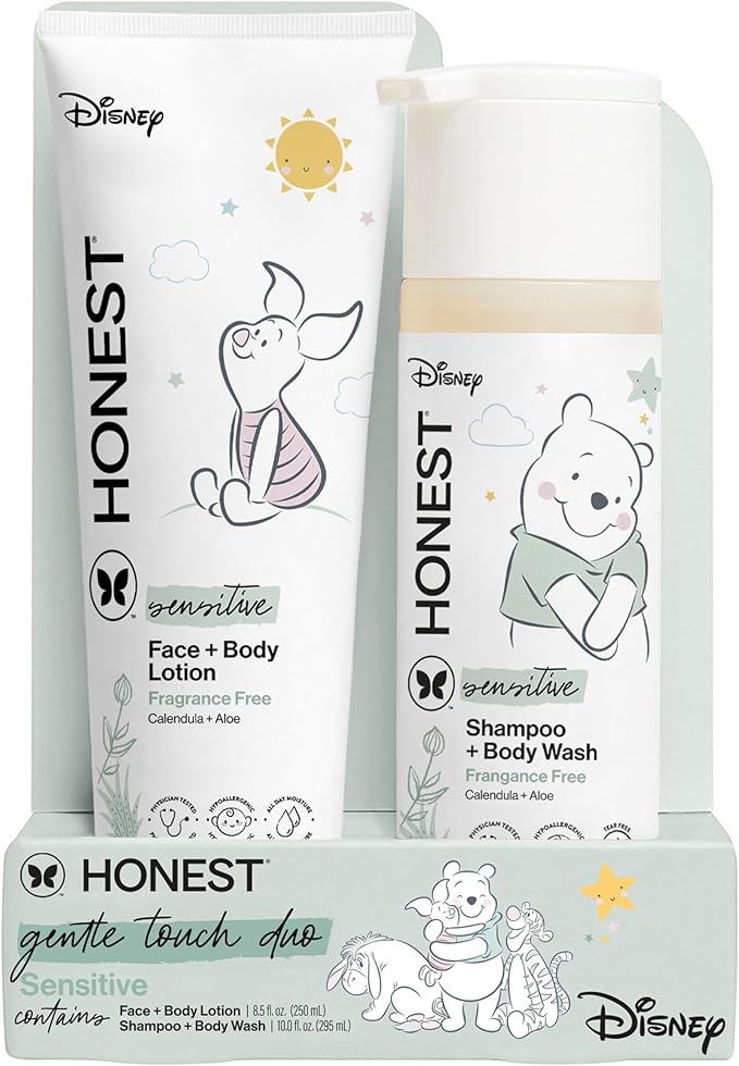 The Honest Company 2-in-1 Cleansing Shampoo + Body Wash and Face + Body Lotion by TheHonestCompany