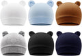DRESHOW BQUBO 6 Pack Baby Hats for Boys Girls Unisex Baby Hat Soft Knit Cap by DRESHOW