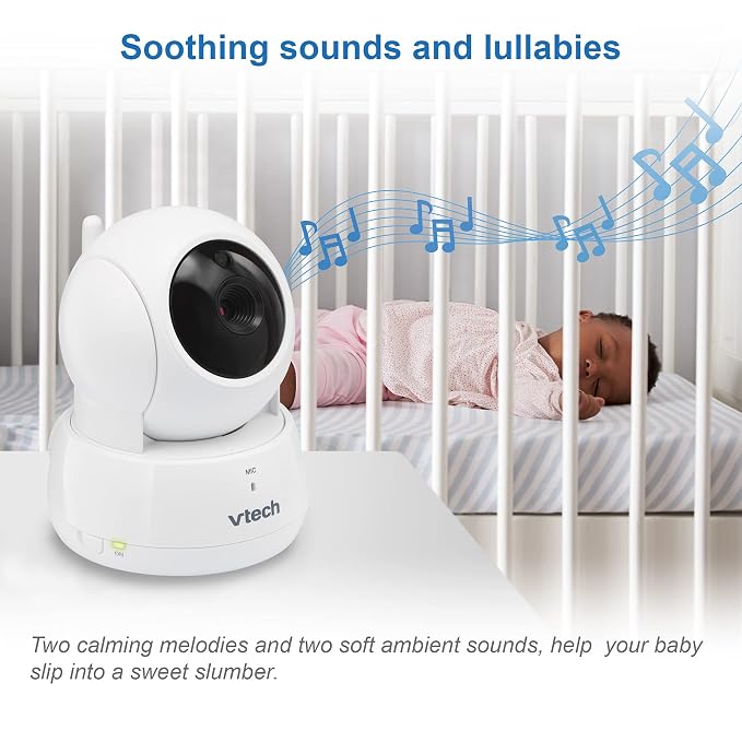VTech VM923-2 Baby Monitor, 2.8”Screen, 1000ft Range, Pan-Tilt-Zoom, Night - Image 9