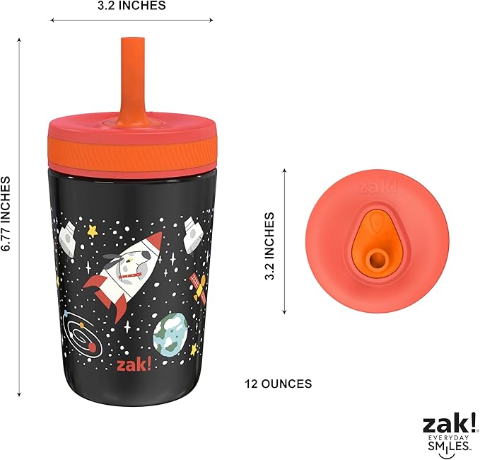Zak Designs Kelso Toddler Cups For Travel or At Home, 12oz Vacuum Insulated - Image 8