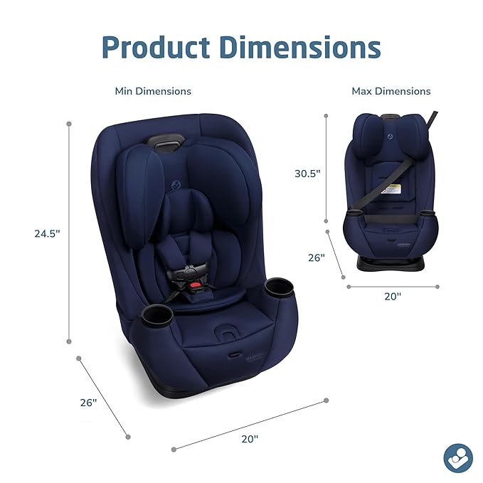Maxi-Cosi Pria 3-in-1 Convertible Car Seat, Infant to Toddler Car Seat - Image 7