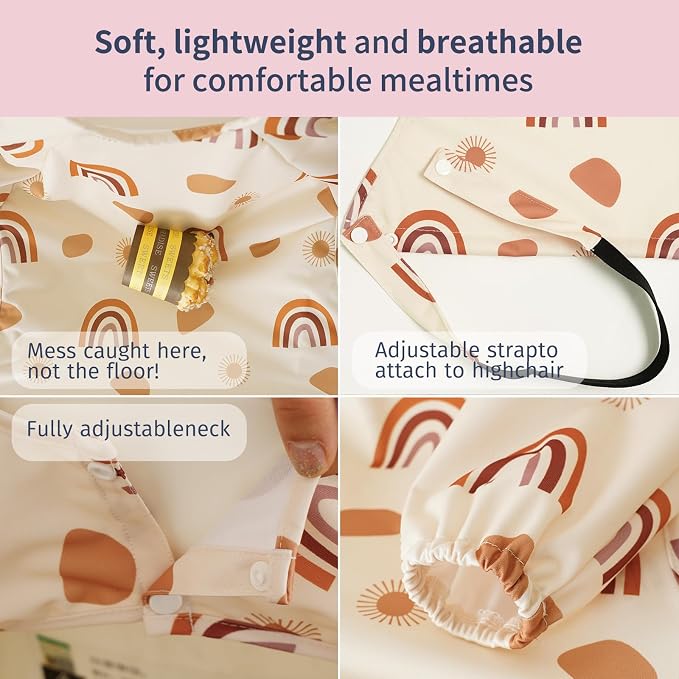 Long Sleeve Baby Bib - Image 3