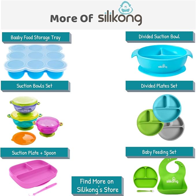 Silikong Suction Plate for Toddlers | BPA Free, 100% Food-Grade Silicone | - Image 8