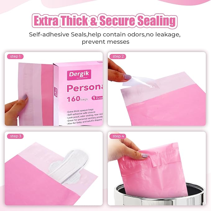 Diaper Disposable Bags, Secure Closure, Odor Control, Discreet Disposal - Image 5