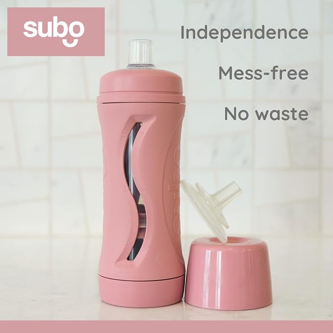 Subo Baby Food Bottle Starter Set | No Mess Baby Toddler Self Feeder | Squeeze - Image 8