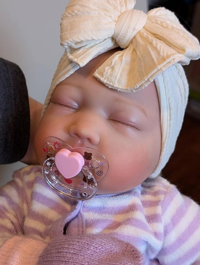 MAREBABY Pink Style Magnetic Pacifier Set 4 Pieces - Image 2