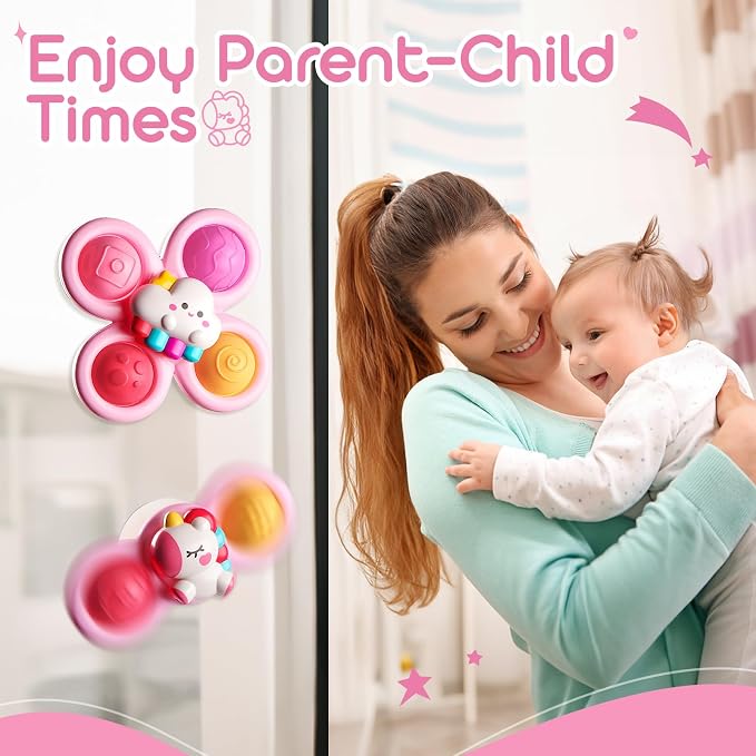 ALASOU 3PCS Pop Suction Cup Spinner Toys - Image 6
