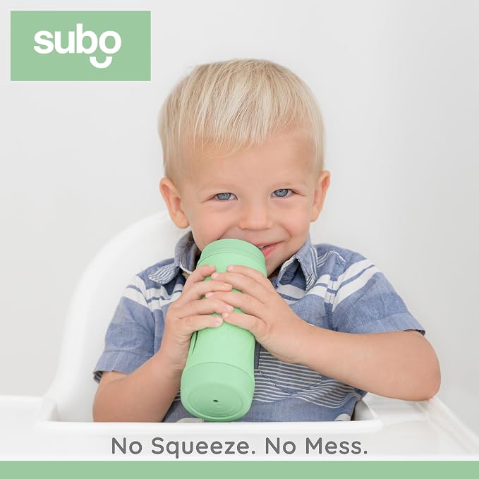Subo Baby Food Bottle | No Mess Baby Toddler Self Feeder | Squeeze Free Design - Image 9