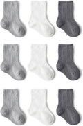 Toddler Socks Unisex Baby Baby Crew Cotton Cuff Socks by SHARELYSHEEP