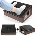Ergonomic Foot Rest, 4 Adjustable Height Foot Stool, Footrest Under Desk， Flip by XINGMIAOWJFurniture