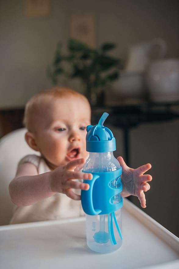 Dr. Brown's Milestones Narrow Sippy Straw Bottle, Spill-Proof - Image 4