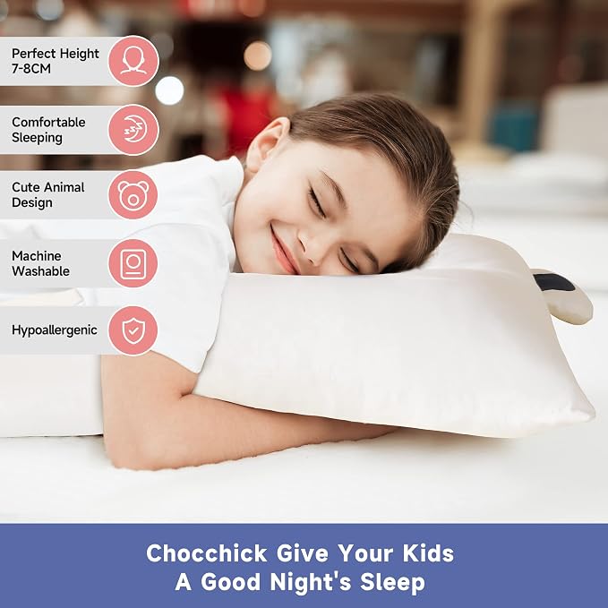 Choc chick Toddler Pillow, 20X12Inches Machine Washable Soft Hypoallergenic - Image 4