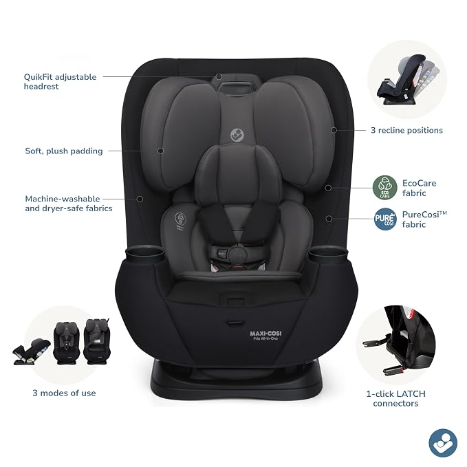 Maxi-COSI Pria All-in-One Convertible Car Seat, Infant to Toddler Car Seat - Image 8