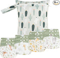 HappyFlute 9 Sets Newborn Baby Cloth Pocket Diapers Adjustable Reusable by Unknown