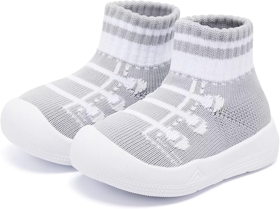 Eashi Baby Boy Girl Non-Skid Indoor Infant Walking Shoes Breathable Warm by EashiShoes