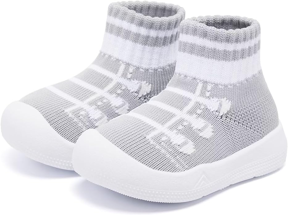 Eashi Baby Boy Girl Non-Skid Indoor Infant Walking Shoes Breathable Warm by EashiShoes