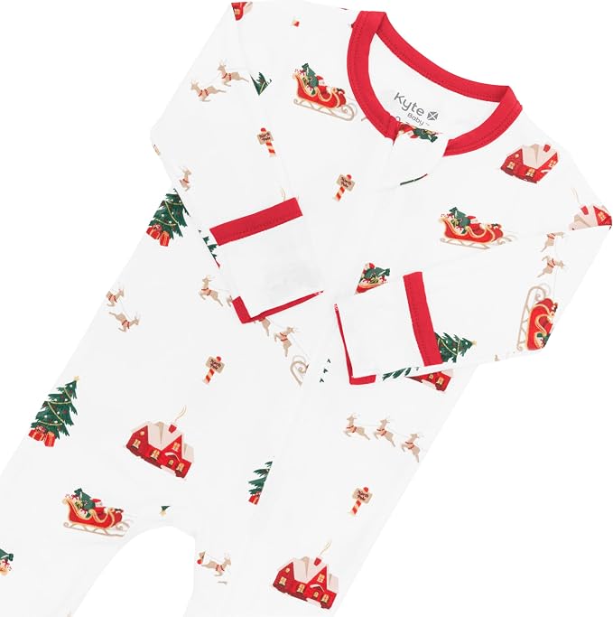 KYTE BABY Unisex Rayon Made From Bamboo Zippered Rompers 0-24 Months - Image 6
