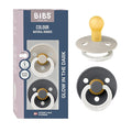 BIBS Colour Night Glow in The Dark Soother 2-Pack, BPA Free Dummy Pacifier by BIBS