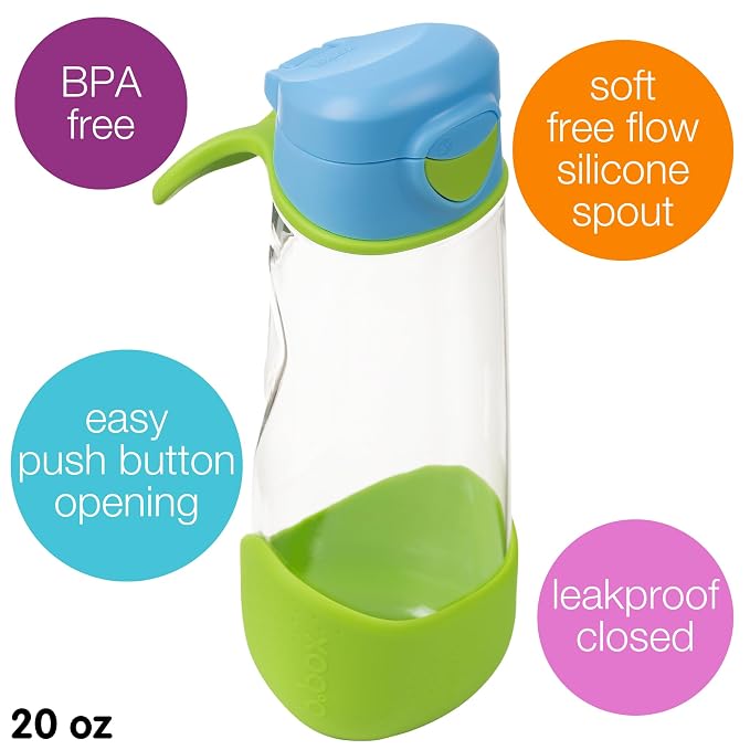 b.box 20 oz Sport Spout Kids Water Bottle - Image 3