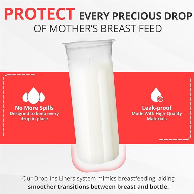 Playtex Baby Nurser Pre-Sterilized Disposable Drop-Ins Baby Bottle Liners - Image 4