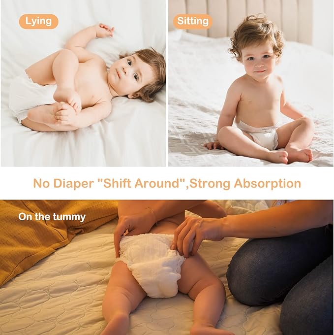 Baby Diapers Size 5, 0.8D Softer Touch Diapers and 10 Micron Velvet Soft Fiber - Image 7
