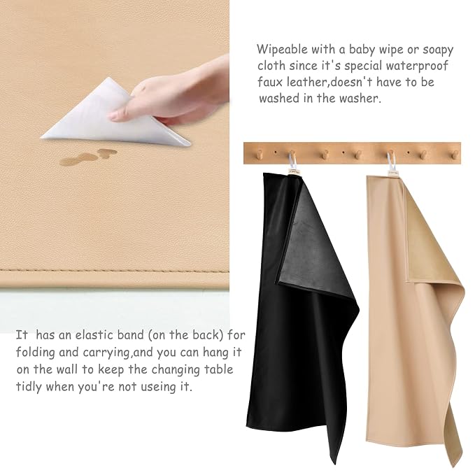 Owlowla Baby Diaper Changing Pad Portable Changing Mat Travel Changing Pad Liner - Image 3
