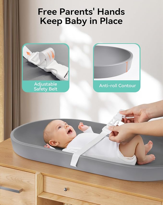 COMOMY Baby Changing Pad for Dresser - Image 2