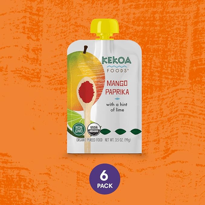 Kekoa Foods 100% USDA Certified-Organic Vegetarian Baby Food Puree Starter - Image 4