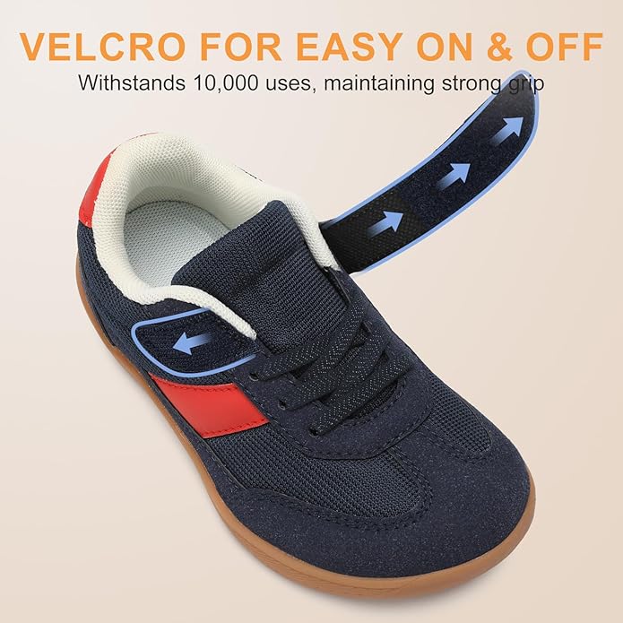 Toddler Wide Toe Box Shoes Zero Drop Minimalist Sneakers - Image 5
