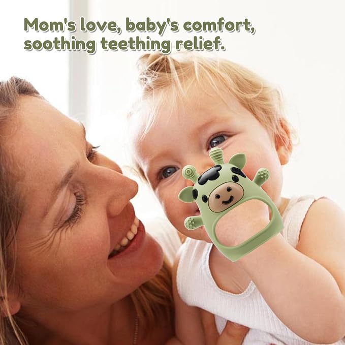 2 Pack Baby Teething Toys 0-6 6-12 Months, Adjustable Anti Dropping Wrist - Image 8