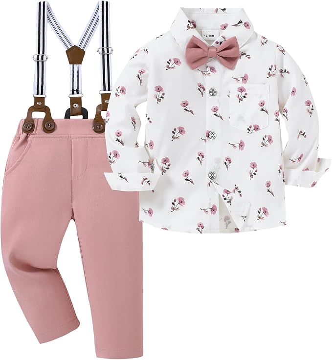 nilikastta Boy Suit Toddler Boy Outfit Boy Dress Shirt by Nilikastta