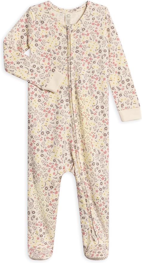 Colored Organics Baby Zip-Up Footed Sleeper by ColoredOrganics