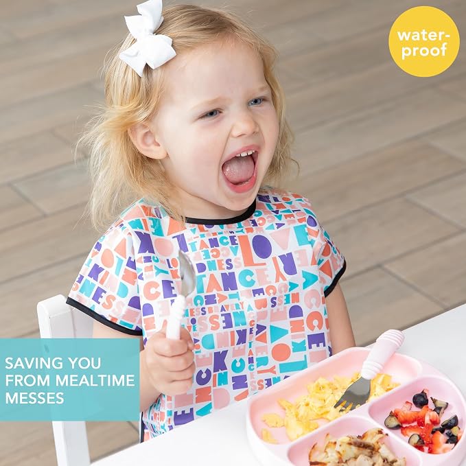 Bumkins Bibs - Toddler Bibs, Waterproof, Large - Image 2