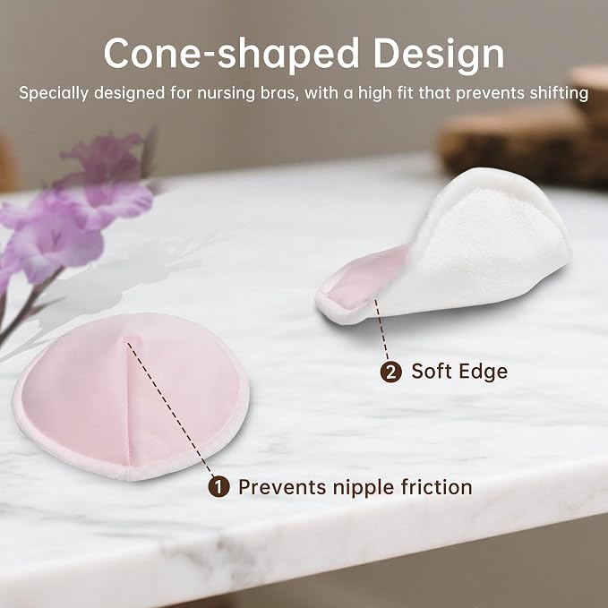Nimiah Reusable Nursing Pads, Organic Breast Pads - Image 5