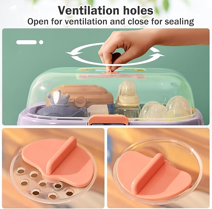 Baby Bottle Organizer for Storage, Baby Bottle Storage Large Capacity - Image 8