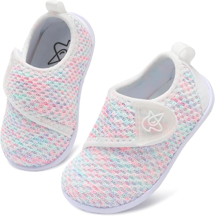 LeIsfIt Baby Shoes Boys Girls First Walking Shoes Non-Slip Infant Sneakers by Leisfit
