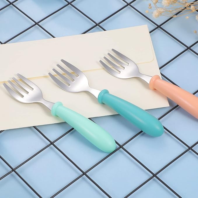 6-Pack Stainless Steel Toddler Forks - Image 3