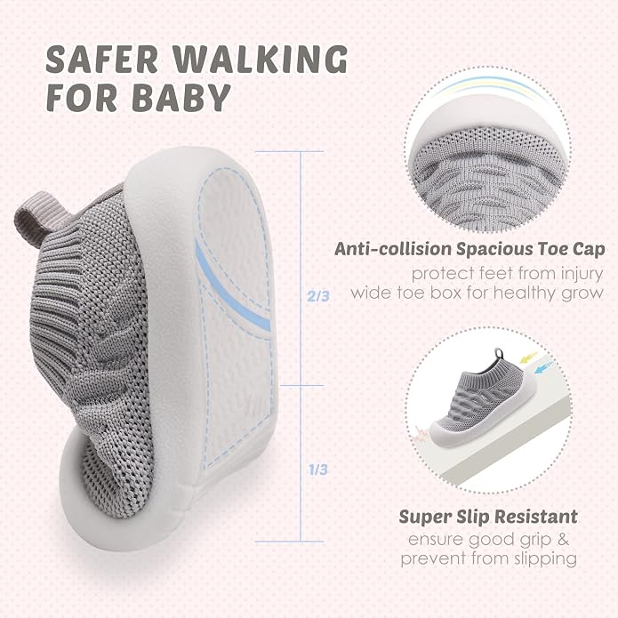 Baby First-Walking Shoes 1-4 Years Kid Shoes Trainers Toddler Infant Boys Girls - Image 3