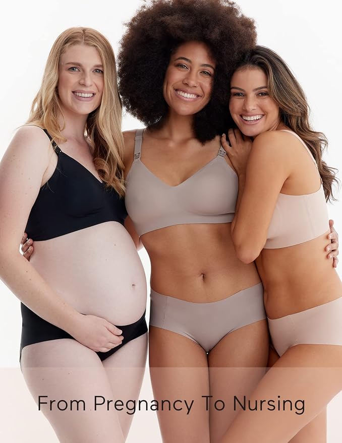 Momcozy Nursing Bras for Breastfeeding, YN21 Seamless Ultra Comfort Maternity - Image 8