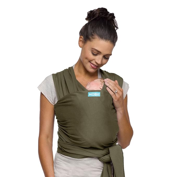 Moby Baby Wrap Carrier Classic for Newborns to Toddlers, Infant Sling Carrier by MOBYBabyCarrier