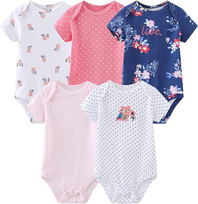 Newborn Layette Gift Set Bodysuits Pants - Image 2