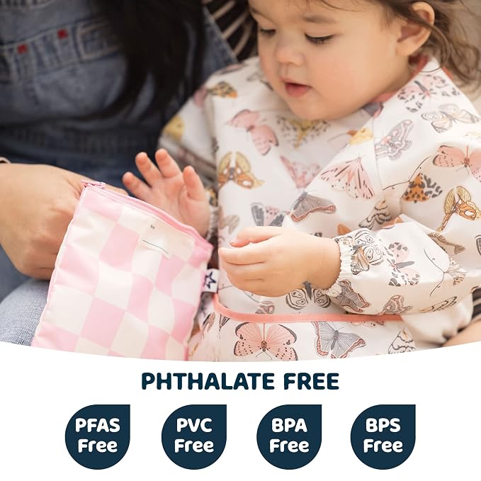 Tiny Twinkle Long Sleeve Bib for Babies & Toddlers – Waterproof Smock Bib for - Image 9